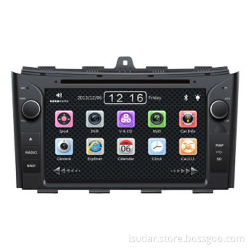 Car GPS system for Geely Emgrand EC7 2014,GPS/BT/CD/MP3/DVD/ USB, with 8-inch digital TFT